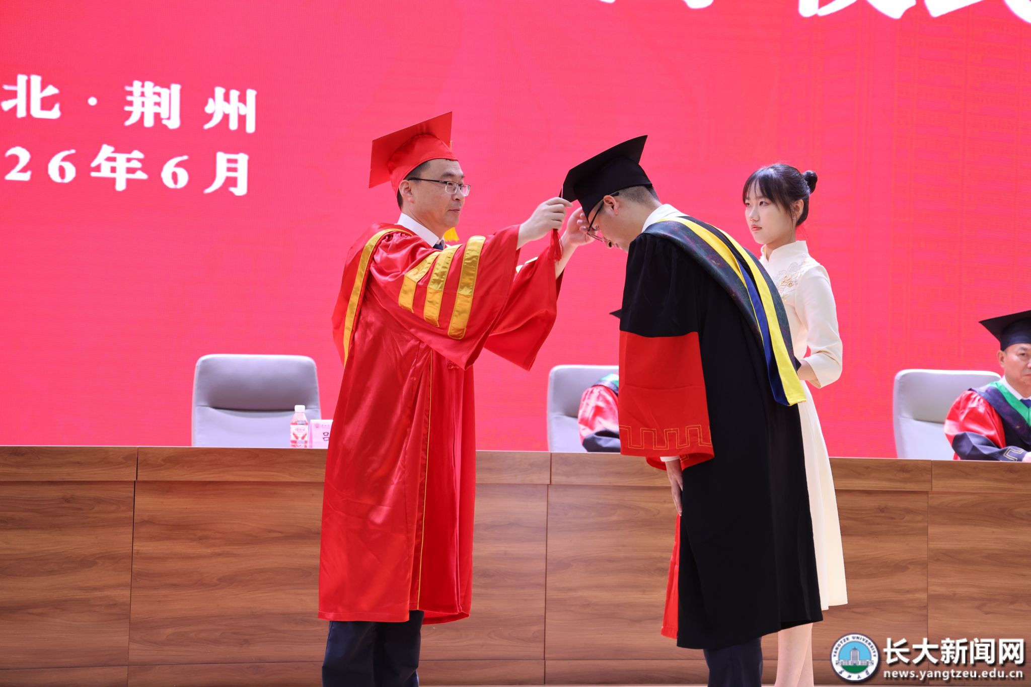江万哲等在校校领导